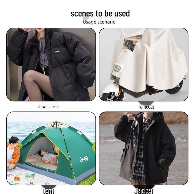 Zelfklevende Stofpleister met Zwarte Letterprint voor Naadloze Reparaties (Jassen, Kleding, Broeken, T-shirts) - Sporenloze gat reparatie voor mannen