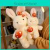 Mushroom Bunny Plush Rabbit Doll White Stuffed Animal Birthday Gift Decoration