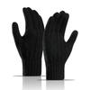 Jacquard Knit Touchscreen Gloves Synthetic Fabric Knit Gloves New Winter Gloves  Outdoor Activities