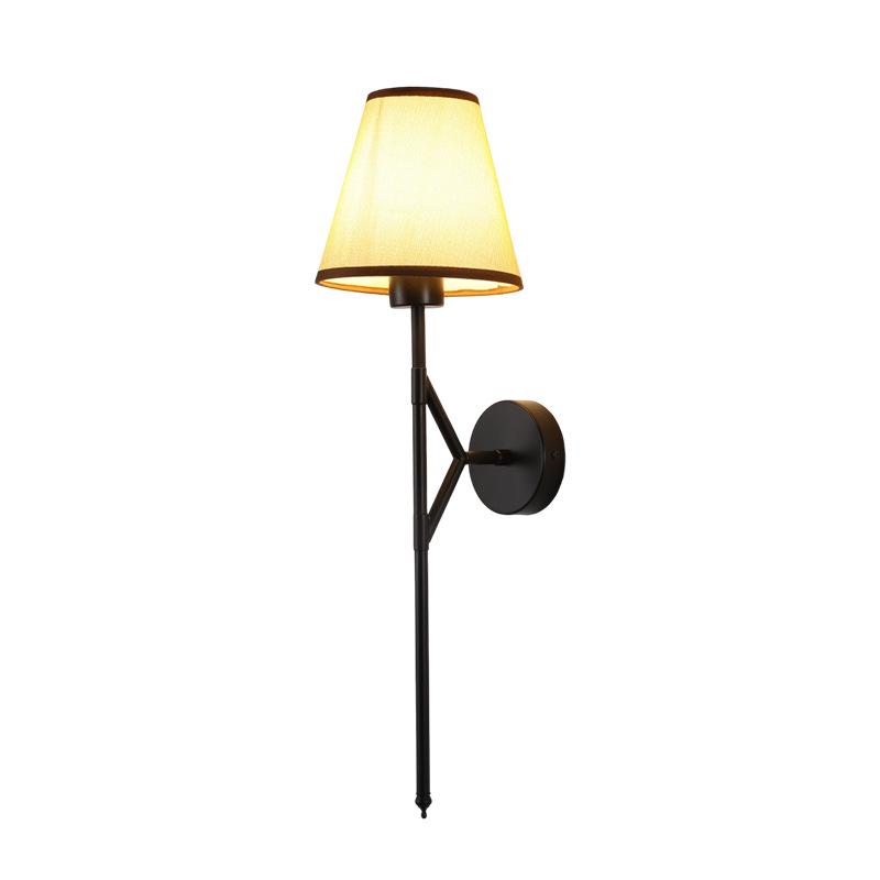 Popular Fabric Shade Wall Lamp for Living Room, Bedroom, Bedside, Corridor, or Balcony