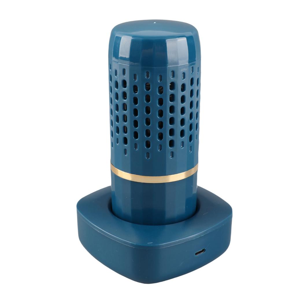 Vegetable Washing Machine Multifunction Wireless USB Charging Auto Capsule Fruit Purifier for Kitchen Blue