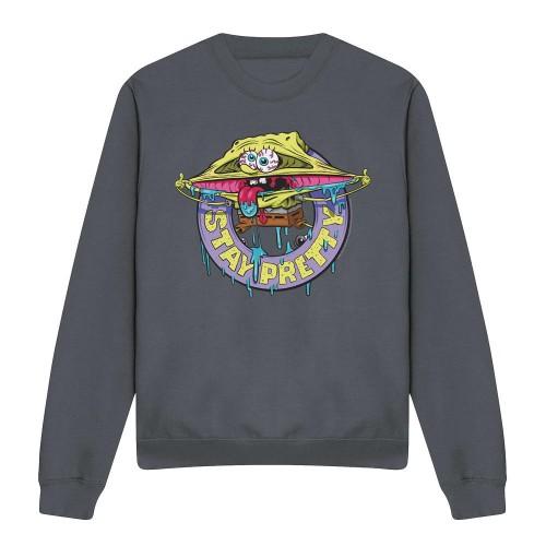 SpongeBob SquarePants Unisex Adult Stay Pretty Sweatshirt