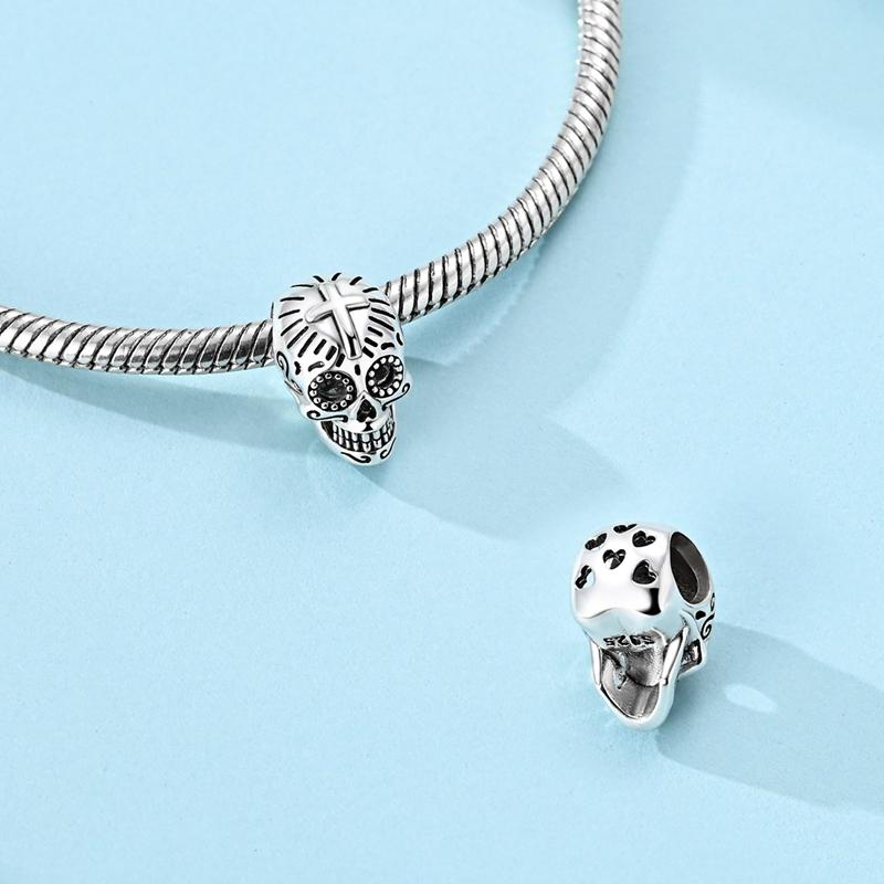 New In Copper Charms Beads Cross Rose Ring Puzzle Pendent Jewelry Fit Original Bracelet For Women Diy Party Gifts