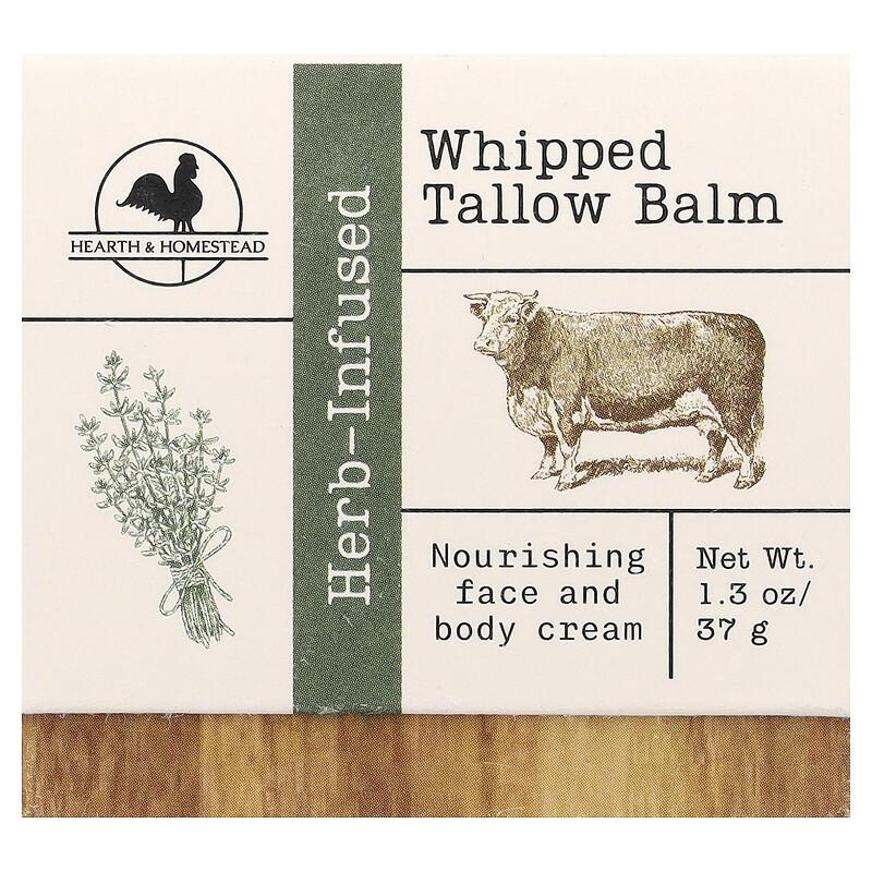 Whipped Tallow Balm, Herb-Infused, 1.3 oz (37 g)