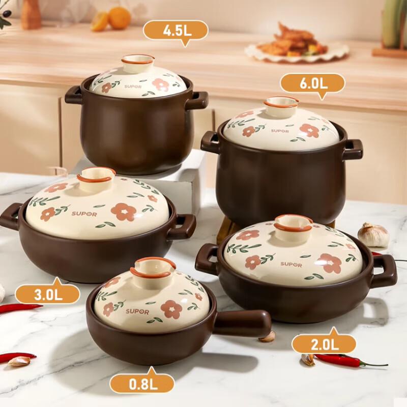 Supor High-Temperature Ceramic Stew Pot