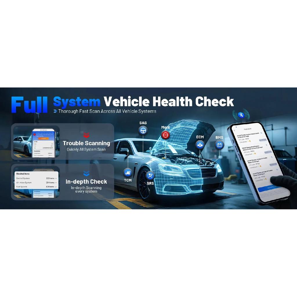 XTOOL AD20PRO OBD2 Bluetooth Diagnostic Scanner Full System Car Scanner Oil Reset Battery Tests Code Reader AD20Pro OBD2 Scanner