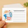 100pcs Positive Encouragement Cards for Teachers And Staff Colorful Motivational Thank You And Recognition 'You Deserve It!'