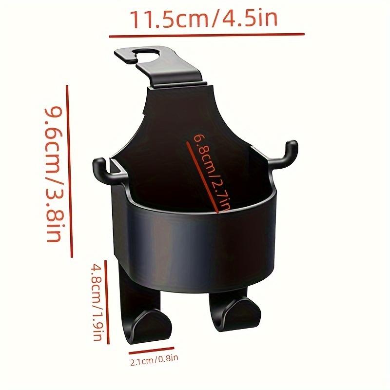 

Multifunctional Hook for Car Seat Head Rest, 3 in 1 Vehicle Backseat Drink Cup Holder, Headrest Hooks for Car чёрный