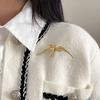 Swallow Brooch: High-End Fashionable Versatile Clothing Accessory Stainless Steel Pin