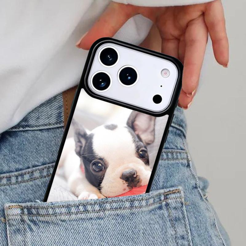 

French Bulldog funny Phone Case for iPhone 16e 15 14 13 12 17 Pro Max Plus Air 17pro Cover Coque iPhone 12 Pro Max