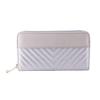 Quilted Color Matching Long Women's Zipper Wallet, Women's Wallet Luggage Factory