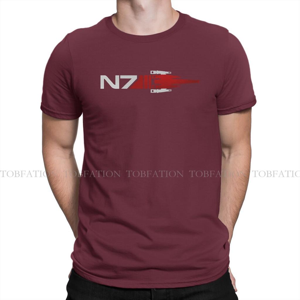 N7 Norunisexdy Essential Mass Effect Spiel Unisex T-Shirt Baumwolle Grafik Rundhals T-Shirt Harajuku Streetwear