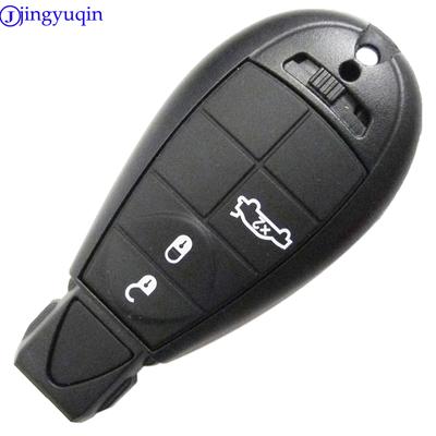 Jingyuqin Chytrý dálkový klíč Fob Plášť pouzdra Pro Dodge Challenger Magnum Charger Pro Chrysler 4 tlačítka Bez čipu Neobroušená vložka