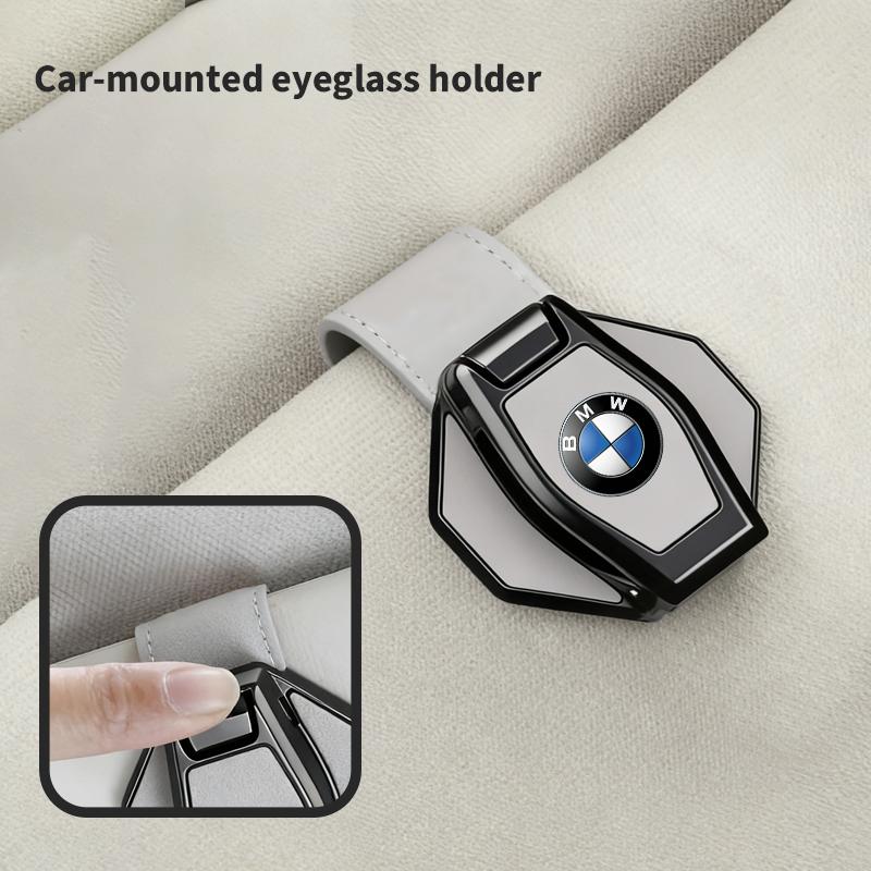 Car headrests, magnetic leather eyeglass holders, ticket holders, etc For BMW E39 E46 E90 E36 E60 E34 E30 F30 X1 X3 X5 X6 71