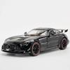 1:18 GT-R Car Miniature Model Toy Diecast Alloy Supercars Doors Opened Sound Light Pull Back Vehicle for Boy Birthday Gifts