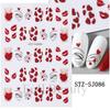 Nail Art Stickers Ins Valentine's Day Glitter Bear Heart Cupid's Arrow Back Adhesive Nail Stickers