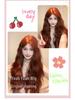 Yeye Wig: Celebrity-Inspired Middle Part Long Curly Lace Wig In Caramel Orange Brown