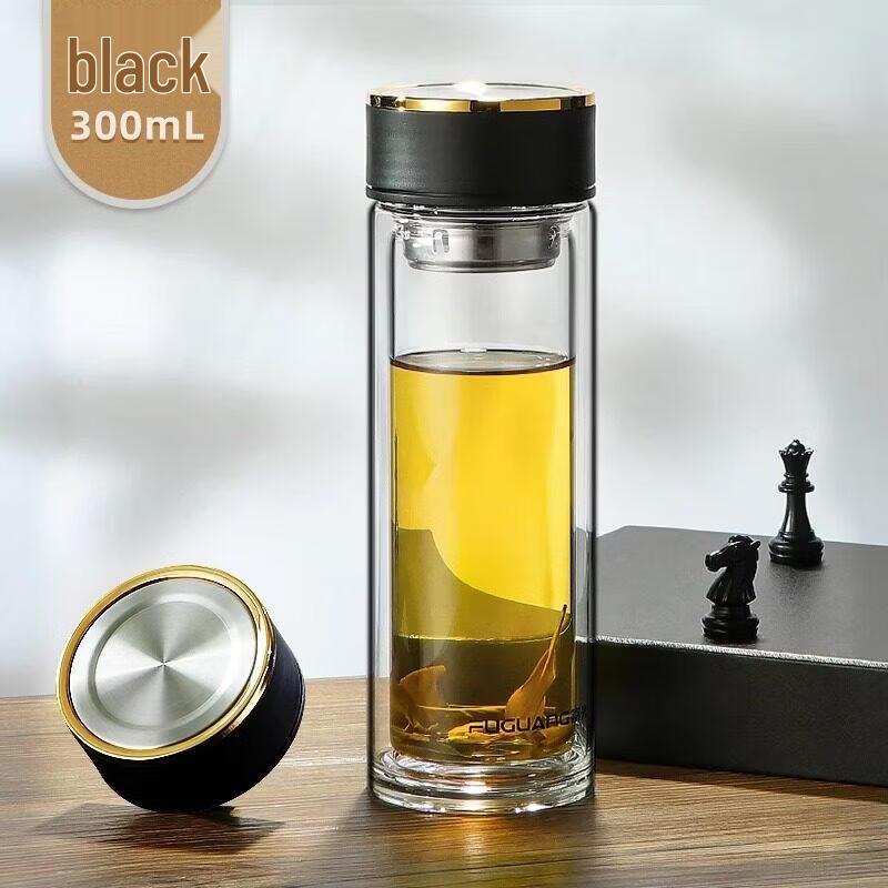 Fuguang Business Double-Layer Glass Mug