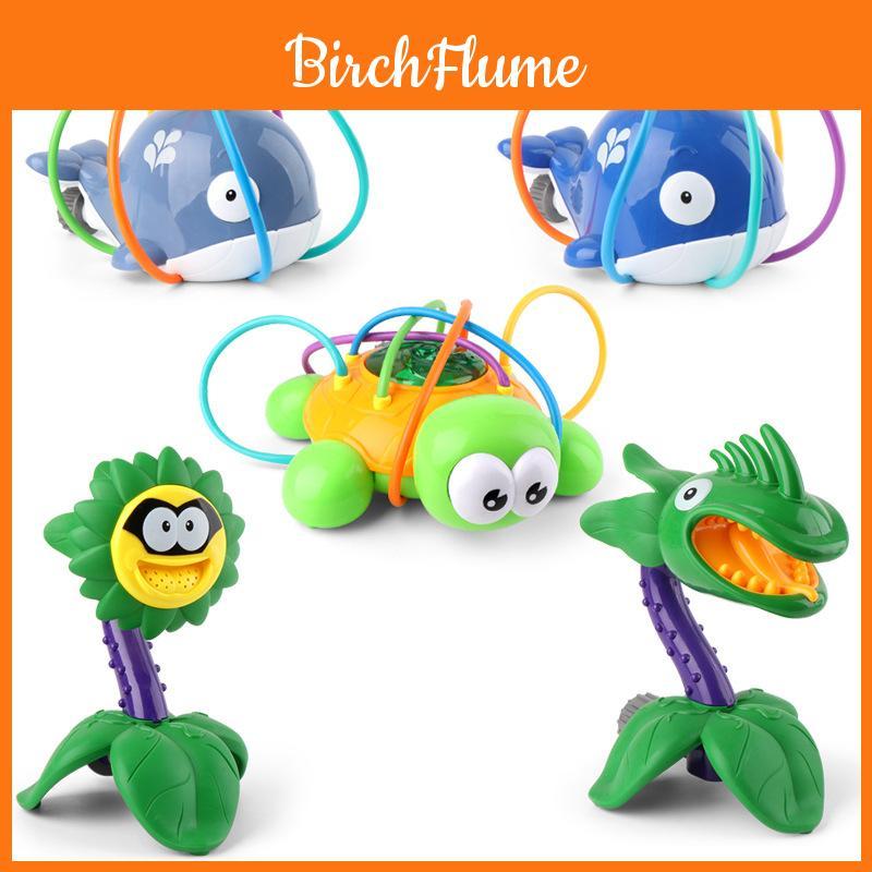 Kids Bath Toy Set With Rotating Water Sprays For Baby And Toddler Playtime