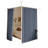 No-Punch Living Room Partition Curtain Divider for Rental Rooms, Dorms, or Salons