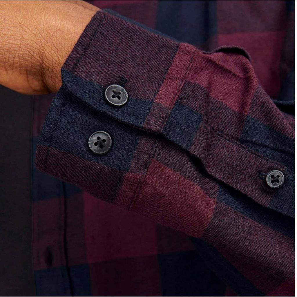 Jack And Jones Mens Gingham Twill Shirt