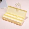 1PC Translucent Frosted Pencil Case Student Storage Pencil Case Multifunctional Double-Sided Macaron Double-Sided Pencil Case