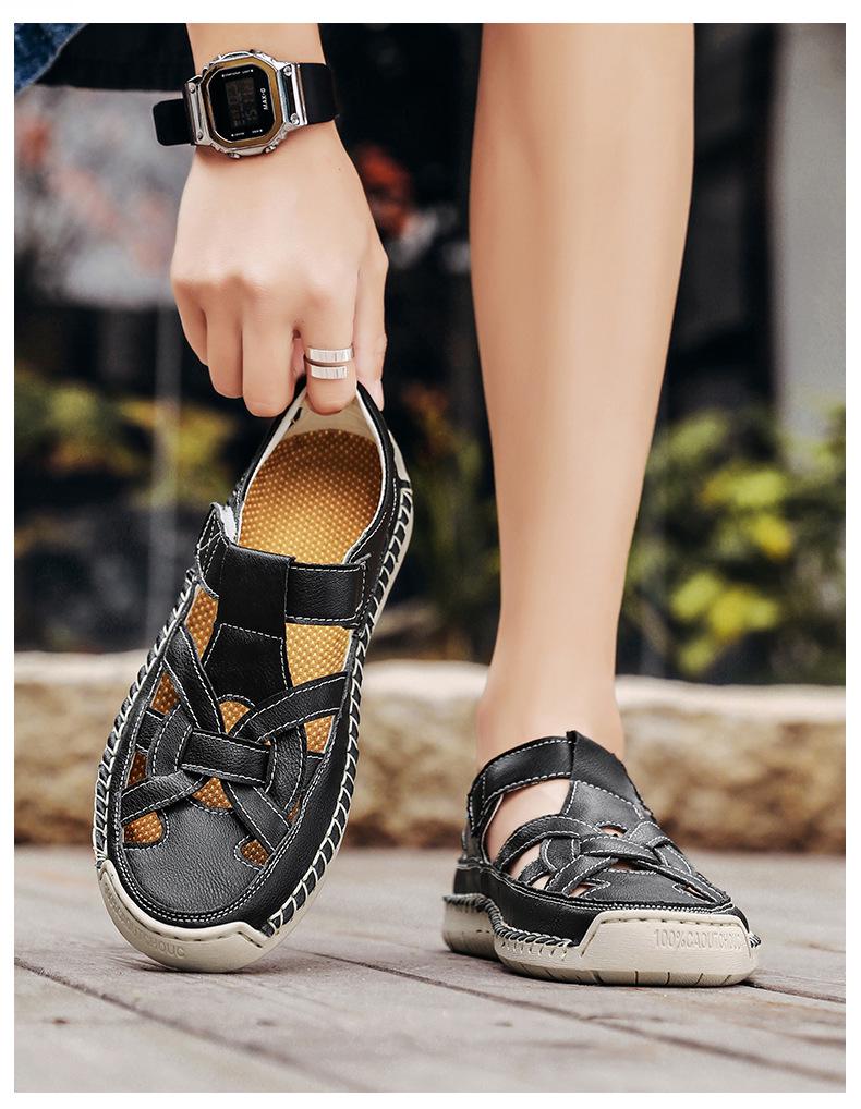 Lichte Dames Zomer Sandalen Anti-slip 2025 - Romeins Plat Geweven, Zachte Zool, Perfect voor Strand en Studenten