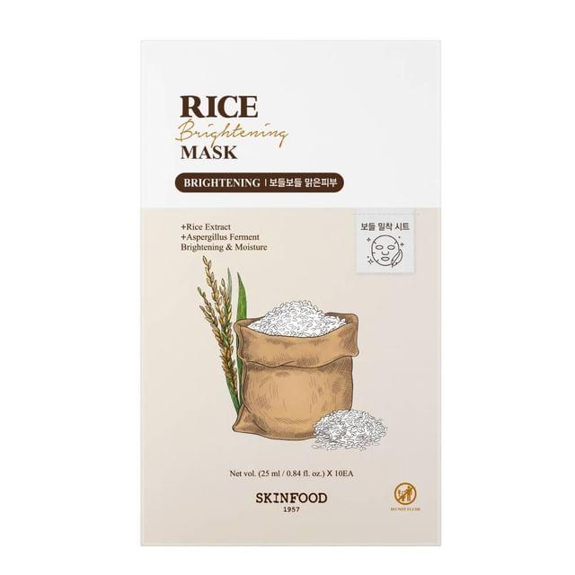 SKINFOOD - Rice Brightening Mask Set 25ml x 10 sheets