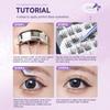 BQI Glue Free Cool Feeling False Eyelashes Natural Curly Girl Group Segmented On Camera Upper Eyelashes