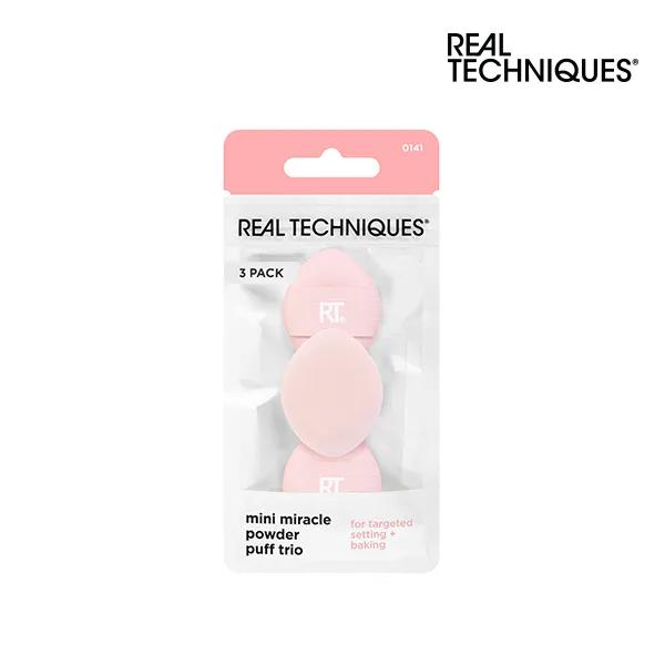 REAL TECHNIQUES Mini Miracle Powder Puff Trio