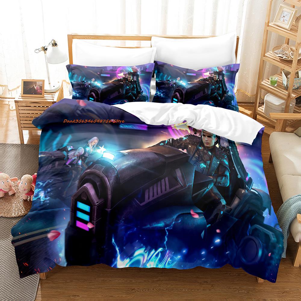 Comforter Warrior Game Garena Free Fire Bedding Set Single Twin Full Queen King Size Bed Set Aldult Kid Bedroom Duvet Sets Bed Sheet