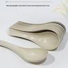 Daoying 13cm Biodegradable Rice Husk Disposable Soup Spoons