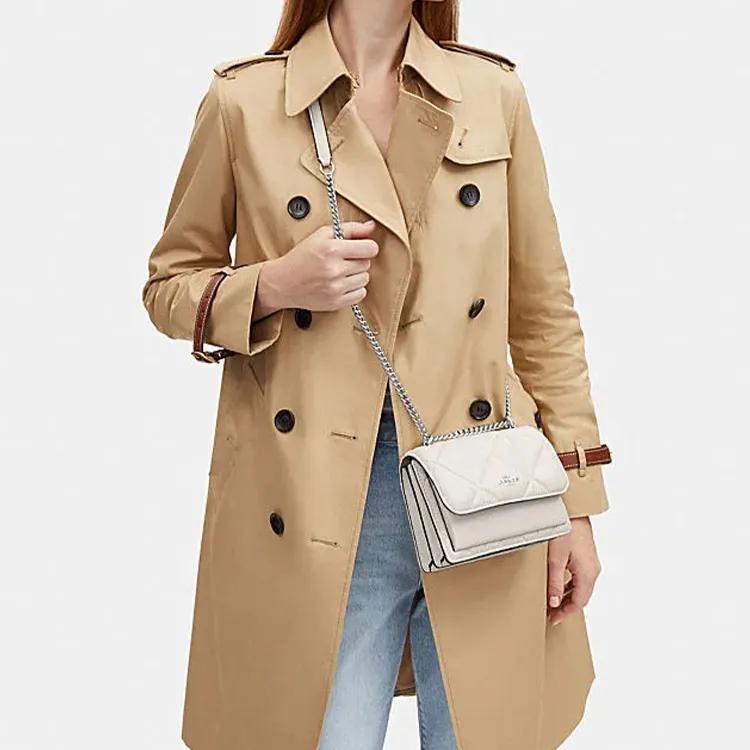 COACH Klare Sheepskin Cow Leather Cloud Bag , Shoulder Bag , Crossbody Bag Small Women's White (Unisex) Crossbody Bags CJ526 SVHA