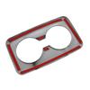 Rear Seat Water Cup Holder Cover Decoration Frame Trim For BMW X1 U11  2024 Interior Parts Accessories ABS Carbon Fiber
