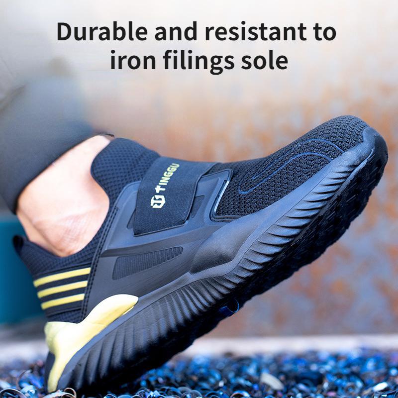 Защитная обувь Противоударная противопрокольная обувь для защиты труда Легкие — фото 5