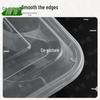 XieTu Disposable 4-Compartment Lunch Boxes
