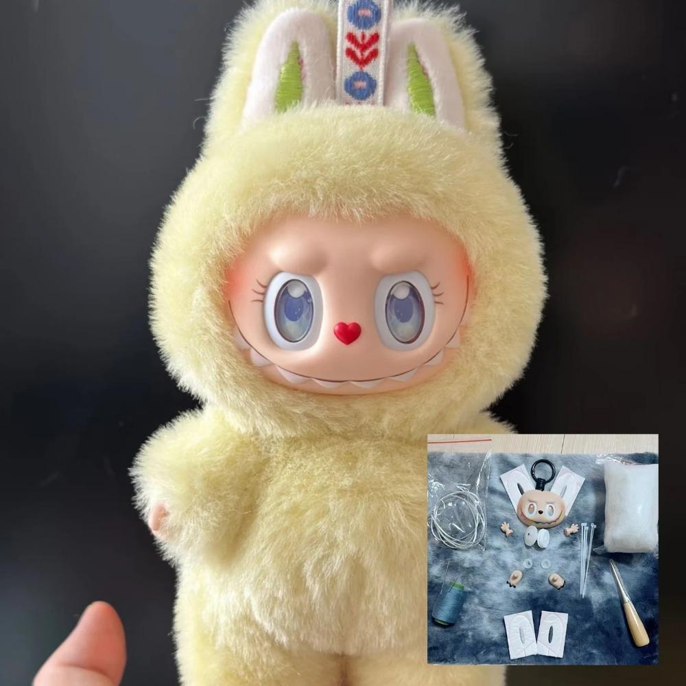 

Новый Для Labubu Полный Набор Материалов для Изготовления Кукол DIY Производство Трендовые Игрушки Подвески для Сумок Настольные Украшения Аксессуары