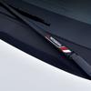 For  2pcs Car Window Wiper Stickers Emblem For Mitsubishi lancer asx outlander pajero sport l200 galant Car Styling
