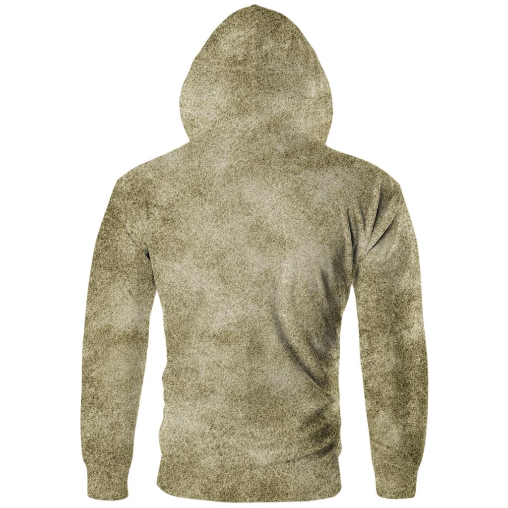 Herre Løstsittende Fritidsjakke med Hette og Snøring