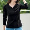 NaVaVa V Neck Long sleeVe T shirT nT3007