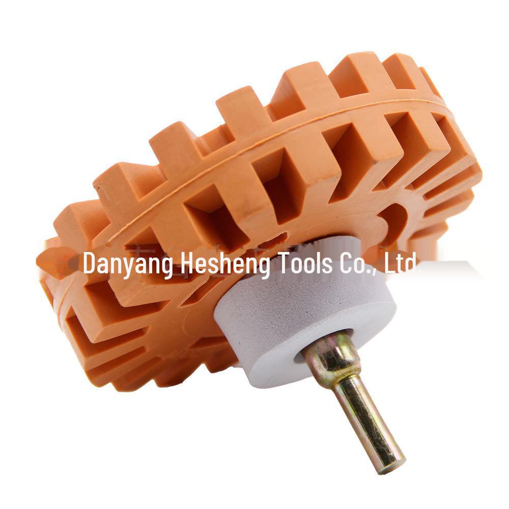 4-Zoll Pneumatische Klebstoffentfernungsscheibe, 20MM Gummi-Schleifscheibe zum Polieren von Autoreifen.