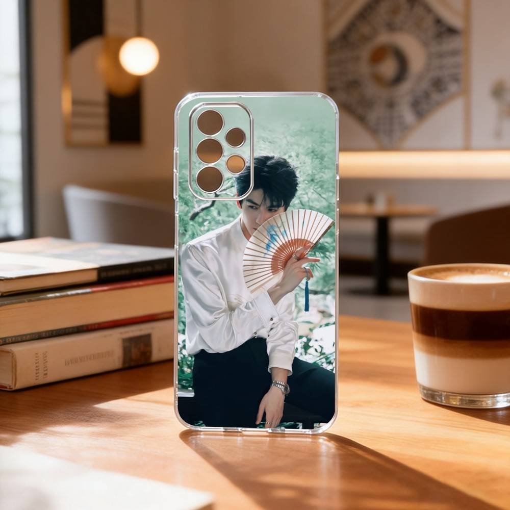Z-Zhang L-Ling H-He Phone Case Transparent Silicone Soft For Samsung S25,S24,S21,S22,S23,S30,Ultra,S20,Plus,Fe