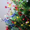 Oocc Star Garland Tinsel Wire Garland Christmas Tree Ornament for Christmas, Valentine,New Year, Birthday, Exhibition,Wedding, Baby Shower,Holiday