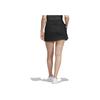 Adidas Golf Fashion Sports Solid Color Textured Front Pleated Casual Skirt Women Skirts Black HZ6099