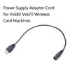Replacement L Shaped Adapter Cable Connect Power Supply To Vx680 and Vx670 Wireless Terminals