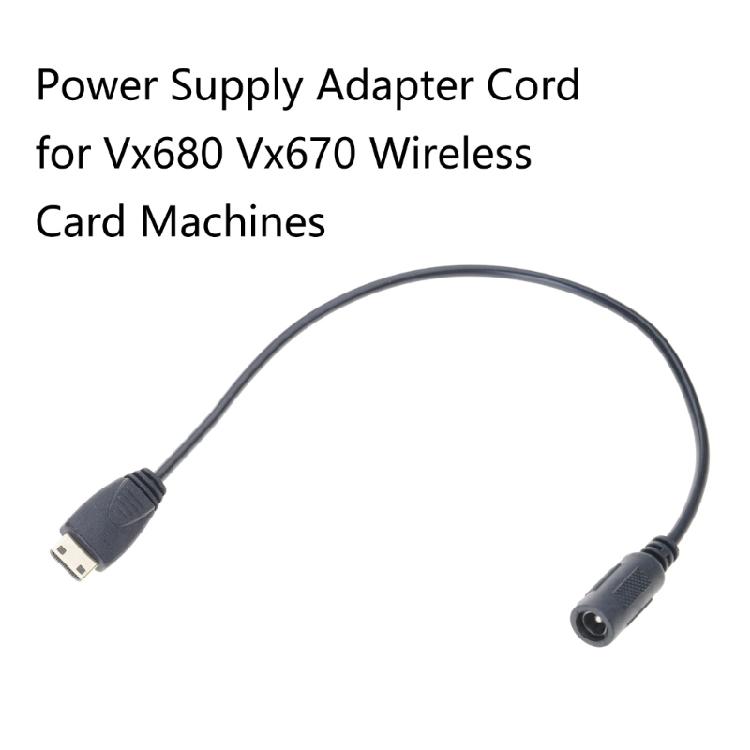 Replacement L Shaped Adapter Cable Connect Power Supply To Vx680 and Vx670 Wireless Terminals