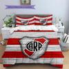 River Plate Pattern Bedding Home Decoration Birthday Gift (1 * duvet cover + 2 * pillowcase, without core)