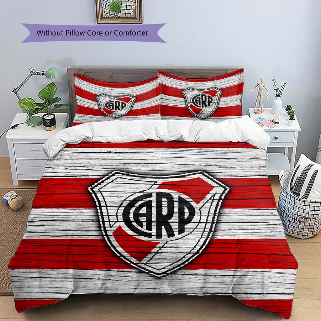 River Plate Pattern Bedding Home Decoration Birthday Gift (1 * duvet cover + 2 * pillowcase, without core)