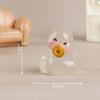 2025 Snake Year Mini Ornament Fortune Luminous Zodiac Snake Figurine Micro Landscape Car Interior Home Desktop Decoration Gifts