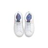 Новые износостойкие нескользящие полувысокие кеды для скейтборда Nike Blazer 77 SE, белые, серые, фиолетовые, для детей 3-7 лет, DJ0266-100
